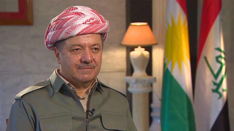 بارزانى بۆ ديله‌ ئازادكراوه‌كان: هه‌رێمى كوردستان ماڵى خۆتانه‌